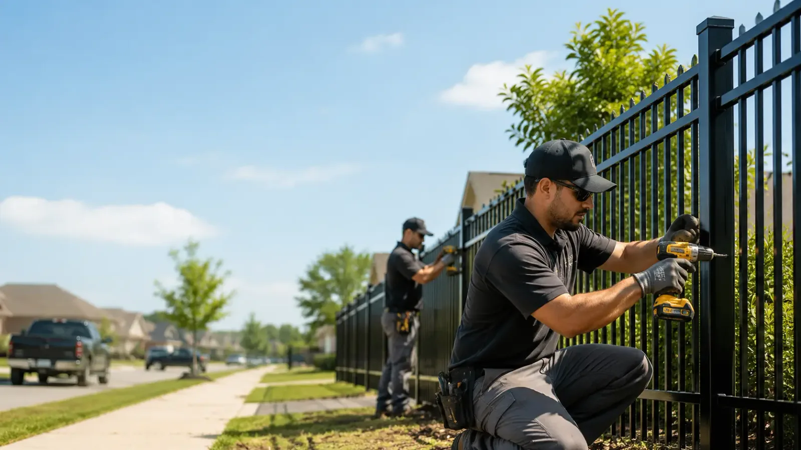 Metal Fence Installation in New Douglas, IL